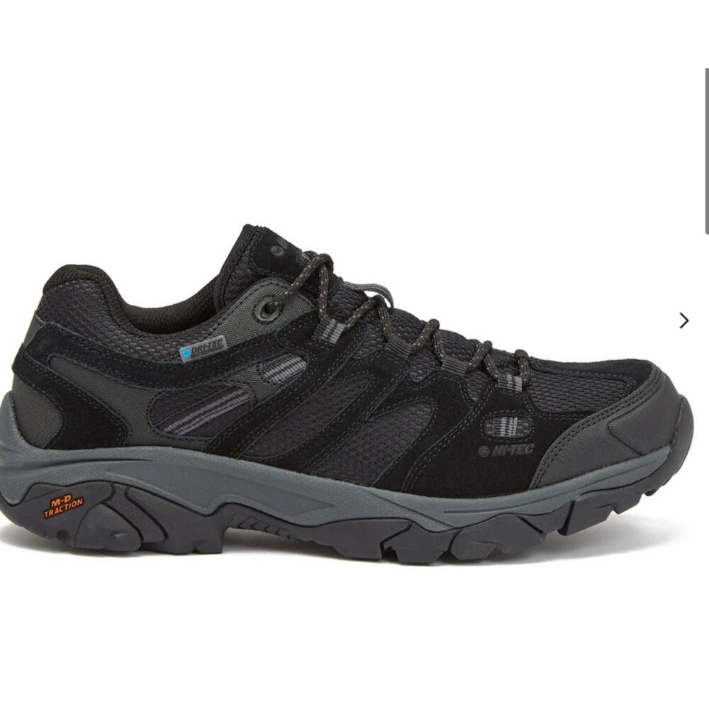 Hi-Tec Ravus Mid Dri-Tech Black Hiking Boots ‎  Men's Size: 10